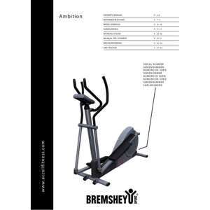 Bremshey orbit cross trainer manual online
